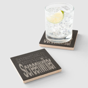 Screenwriter Extraordinaire Stone Coaster