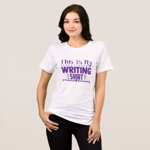 screenwriter quote "This is my writing shirt" Tri-Blend Shirt