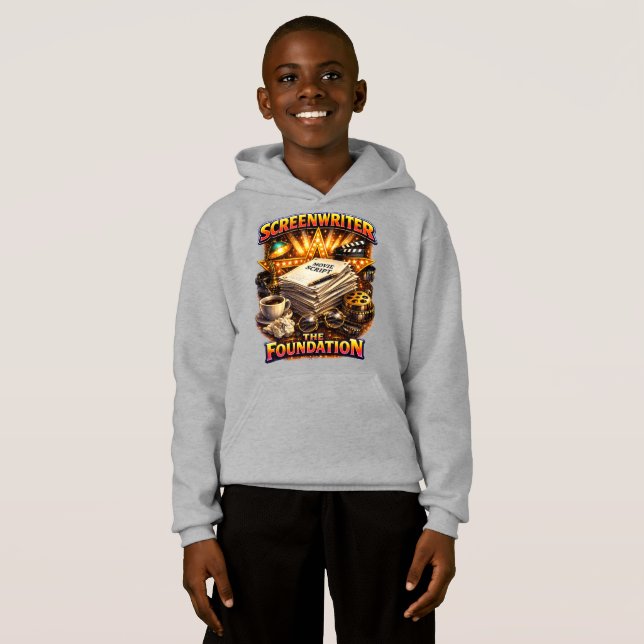 Screenwriter - The Foundation Boy's Hoodie (Front Full)