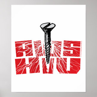 Screw AIDS/HIV Poster