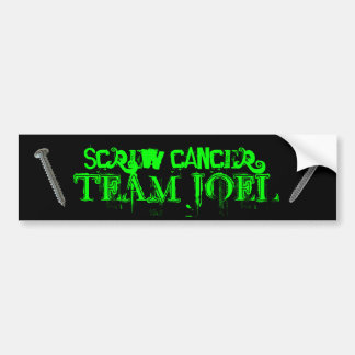 SCREW CANCER BUMPER STICKER