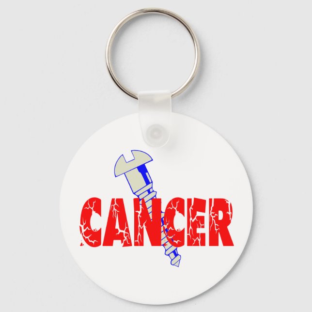 Screw Cancer Key Ring (Front)