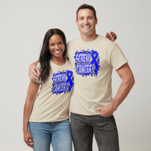 Screw Colon Cancer Comic Style T-Shirt