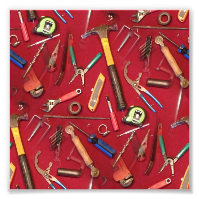 screw driver wrench knife plumbing electrical tool photo print (Front)