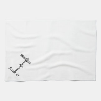 Screw It Corkscrew Tea Towel