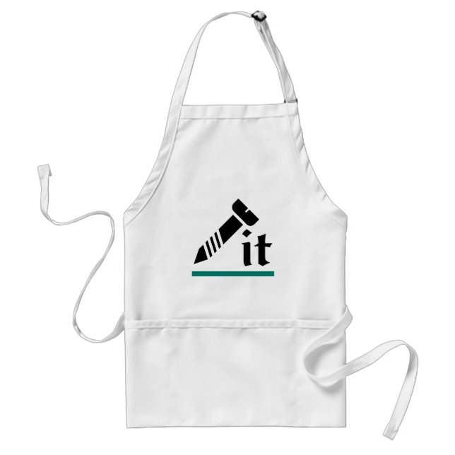 Screw IT Funny Sarcastic Standard Apron (Front)