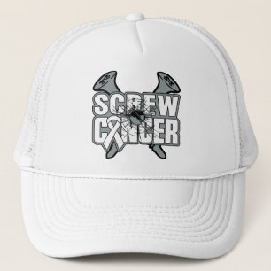 Screw Lung Cancer Trucker Hat