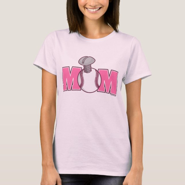 Screwball Mum (pink) T-Shirt (Front)
