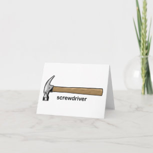 Screwdriver Card