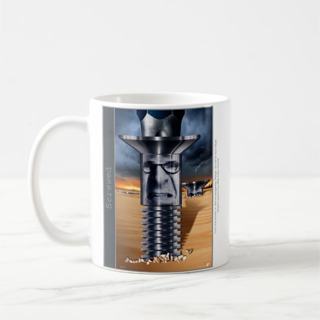 Screwed Coffee Mug (Left)