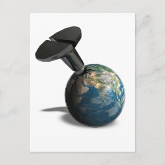 Screwed Earth Postcard