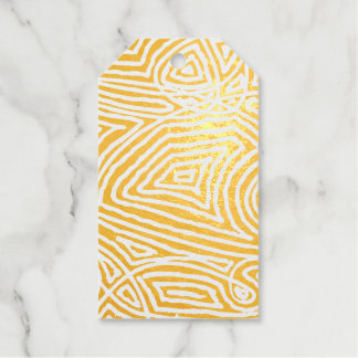 Scribble Foil Favour Tags