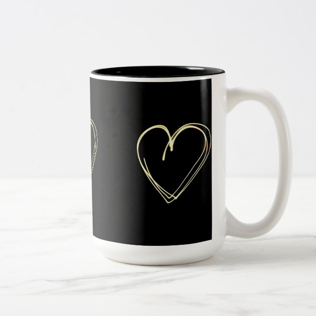 Scribble Heart Cup (Right)