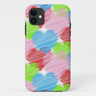 scribble-hearts Case-Mate iPhone case
