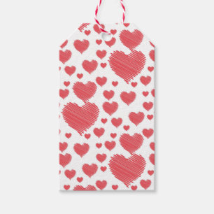Scribble Hearts Gift Tags