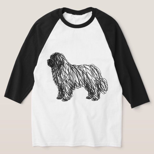 Scribble Newfoundland T-Shirt (Laydown)