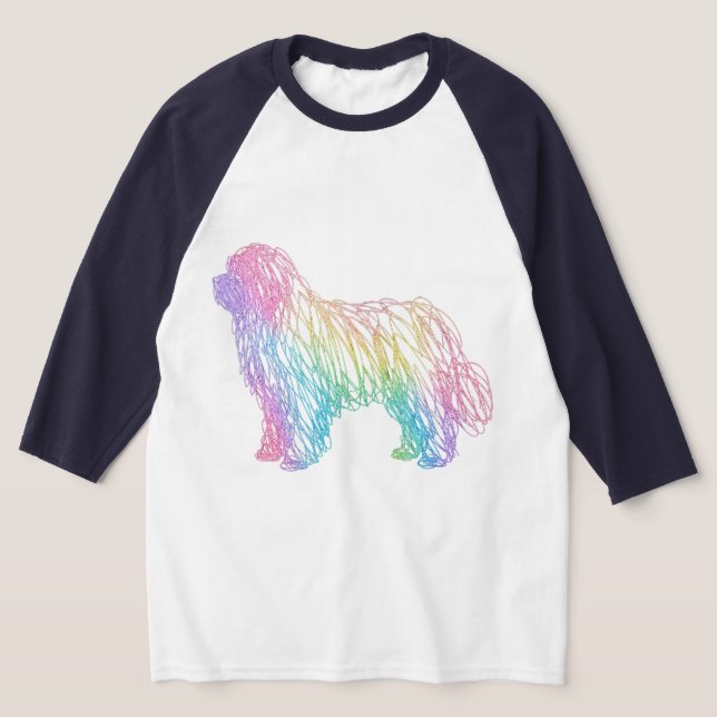Scribble Newfoundland T-Shirt (Laydown)