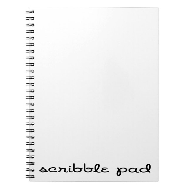 Scribble Pad Notebook (Front)