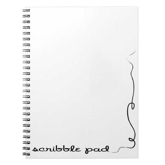 Scribble Pad Spiral Notebook (Front)
