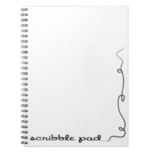 Scribble Pad Spiral Notebook