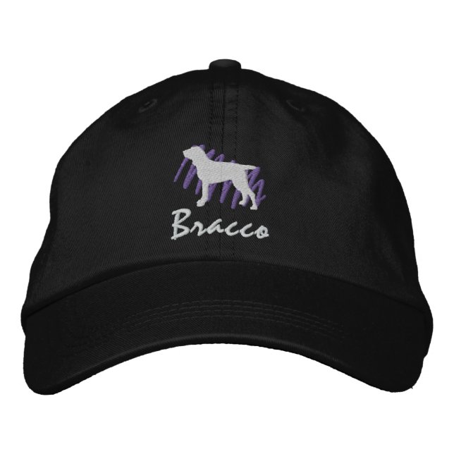 Scribbled Bracco Embroidered Hat (Front)