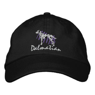 Scribbled Dalmatian Embroidered Hat