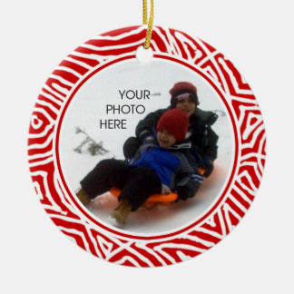 Scribbleprint Christmas Ceramic Tree Decoration