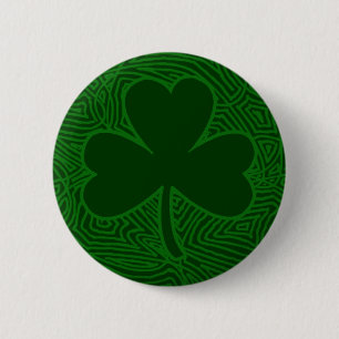 Scribbleprint Clover Button