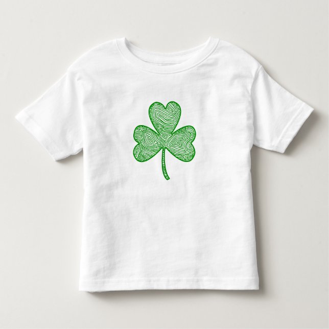 Scribbleprint Clover Toddler T-Shirt (Front)