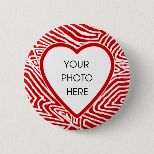 Scribbleprint Heart Border Button Template (Front)