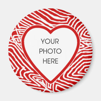 Scribbleprint Heart Border Magnet Template