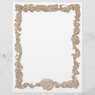 Scribbleprints Letterhead - Brown