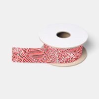 Scribbleprints Red Ribbon (Seamless)