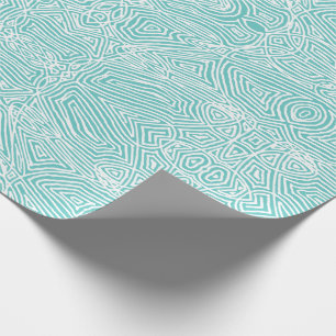 Scribbleprints Red Wrapping Paper