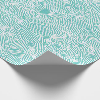 Scribbleprints Red Wrapping Paper