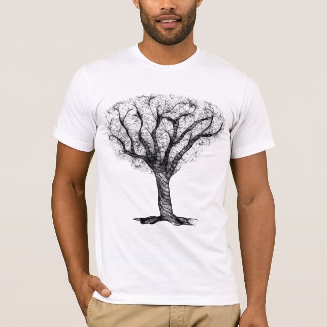 Scribbler Tree Tee Shirt (Front)