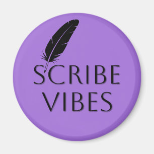 Scribe Vibes Author Writer Poet Composer Magnet