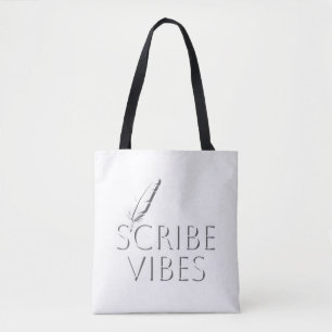Scribe Vibes Writers Authors Poets Tote Bag