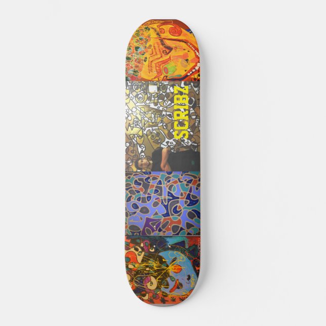 SCRIBZ AKATEBOARDS SKATEBOARD (Front)
