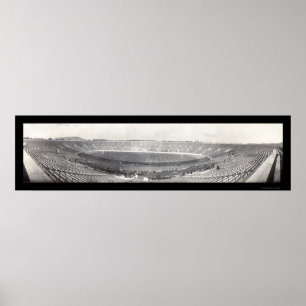 Scrimmage at Yale Bowl Photo 1914 Poster