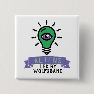 Scrimo Team Aliens Pin