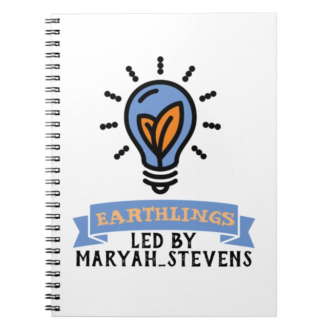 Scrimo Team Earthling Notebook (Front)