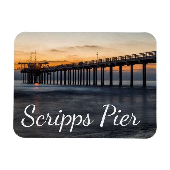 Scripps Pier Magnet (Horizontal)