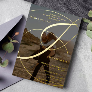 Script ampersand photo calligraphy wedding