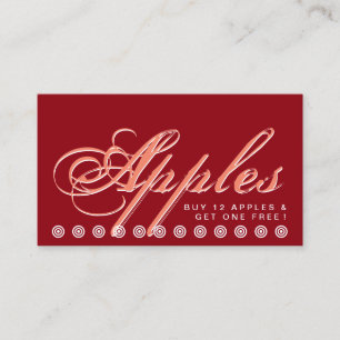 script APPLE customer loyalty card