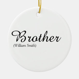 Script Brother Definition World's Best Ever Ceramic Tree Decoration