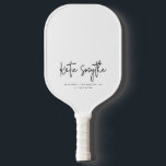 Script Calligraphy Minimalist Chic Personalised Pickleball Paddle<br><div class="desc">Script Calligraphy Minimalist Chic Personalised Pickleball Paddle</div>