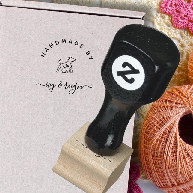  Script Custom logo Handmade by  Rubber Stamp (Creator Uploaded)