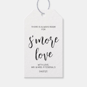 Script Elegant Smore Love Favour Tag