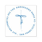 Script Faith Cross Round Return Address